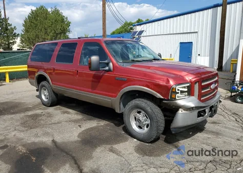 2005 Ford Excursion Eddie Bauer z USA, uszkodzony, nr VIN 1FMSU45P35ED45569